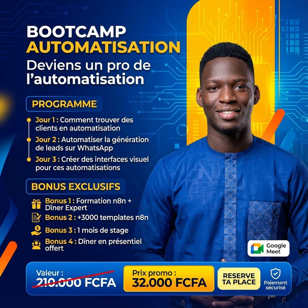 Visuel bootcamp automatisation